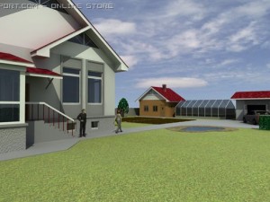 country house Modèle 3D
