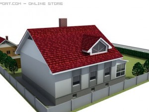 country house Modèle 3D