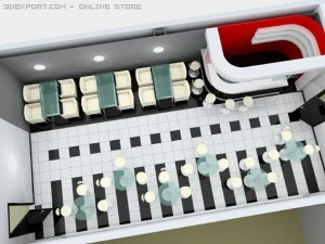 cafe 3D Model