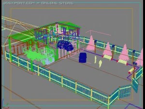 industrial building 3D Model