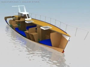 ボート 3Dモデル