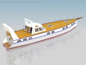 boat 3D मॉडल