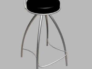 krzesło barowe Model 3D