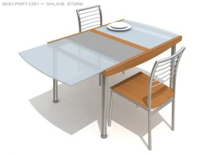 dining room furniture 3D Model