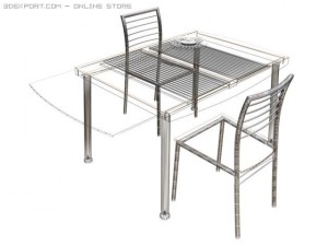 dining room furniture 3D 모델