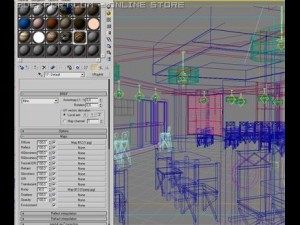 mexican style restaurant 3D 모델