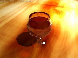 glass of wine Modèle 3D
