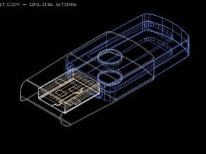 pendrive 3D मॉडल