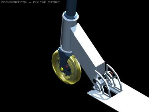 mini scooter 3D Model