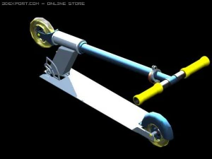 mini scooter 3D Model