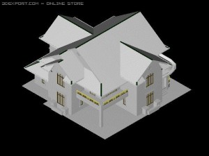 2 story house 3D Model