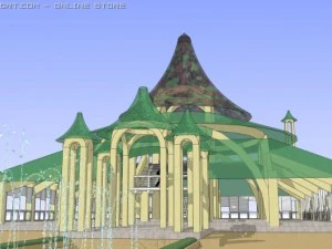 moschea Modello 3D