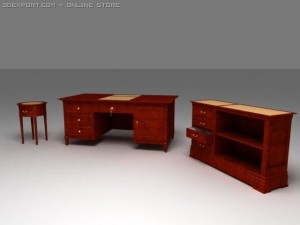 furniture corte ricca 3Dモデル