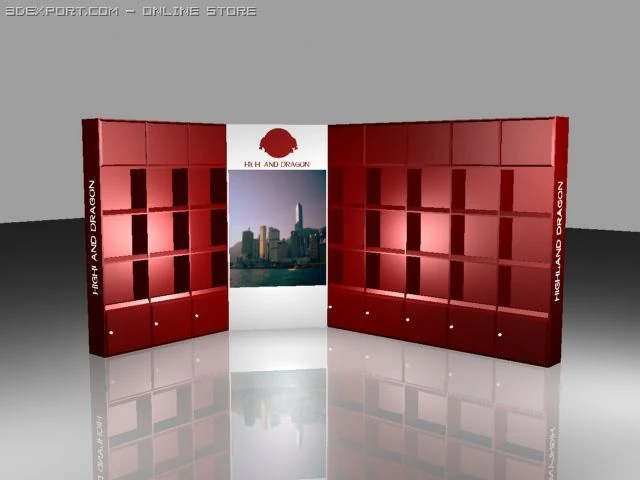 shelf corner 3D Model .c4d .max .obj .3ds .fbx .stl .blend 