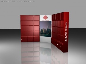 shelf corner Modelo 3D