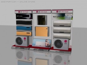 electronic shelves 3D Модель