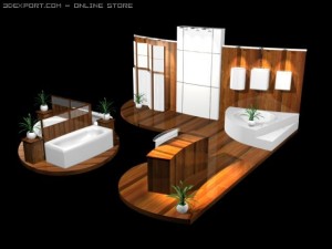 bathroom decoration showroom Modèle 3D