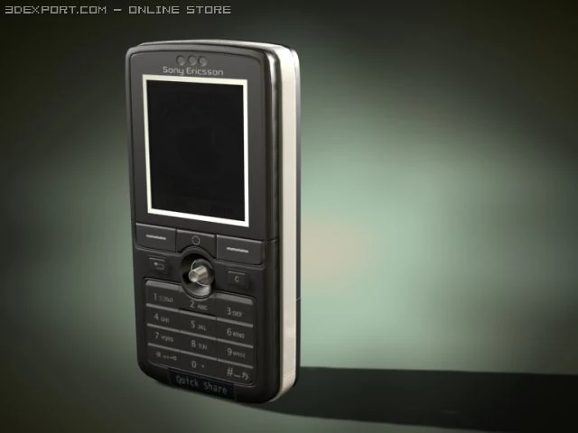 sony ericsson k750i 3D Model .c4d .max .obj .3ds .fbx .stl .blend 