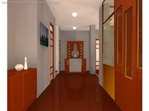 living room 3D 모델