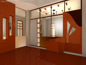 living room 3D 모델