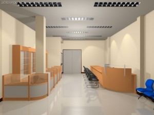reception office 3D Model