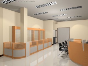 reception office 3D Model