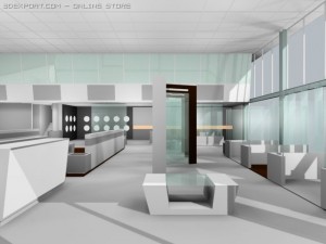 general showroom 3D Модель