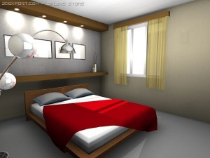 bedroom Modelo 3D