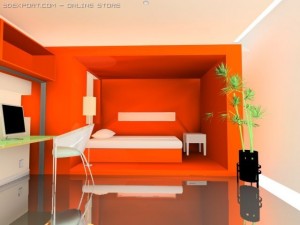 modern room Model 3D