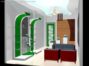 sala de neg&oacute;cios para laptop Modelo 3D