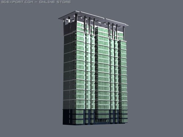 green office 3D Model .c4d .max .obj .3ds .fbx .stl .blend 