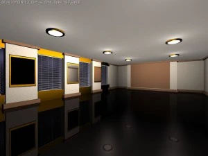 sal&atilde;o geral Modelo 3D