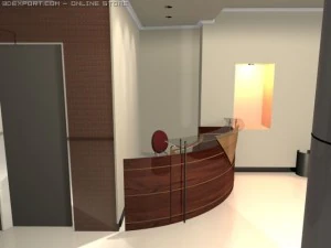 reception Modello 3D
