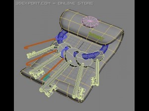 keyholder Modello 3D