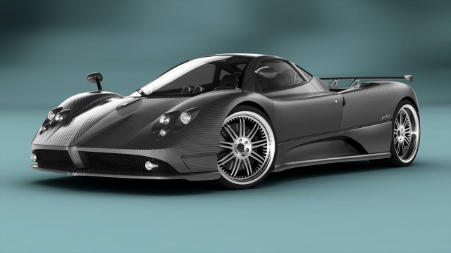 pagani zonda f rigged 3D 模型 .c4d .max .obj .3ds .fbx .stl .blend
