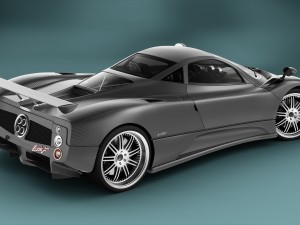 pagani zonda f rigged 3D 模型