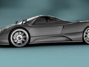 pagani zonda f rigged 3D 模型