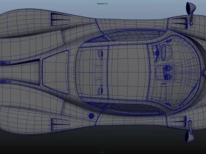 pagani zonda f rigged 3D Model