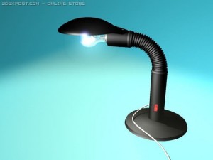 black lamp 3D Model