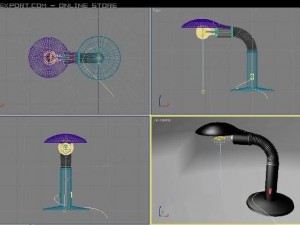 black lamp 3Dモデル