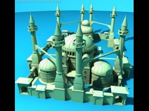 chatedral city 3Dモデル