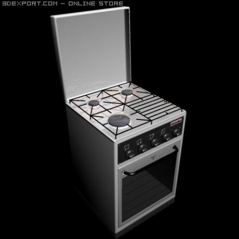 stove 3D 모델 .c4d .max .obj .3ds .fbx .stl .blend 