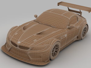 bmw z4 gt3 2010 Modelo 3D