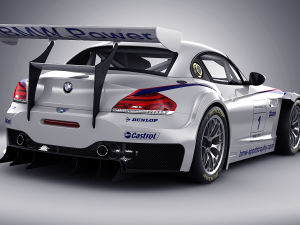 bmw z4 gt3 2010 Modelo 3D