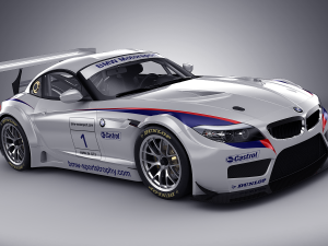 bmw z4 gt3 2010 Modelo 3D
