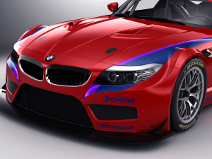 bmw z4 gt3 2010 Modelo 3D
