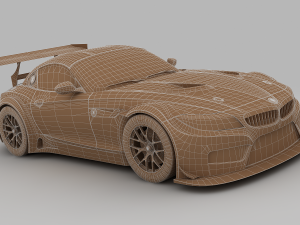 bmw z4 gt3 2010 Modelo 3D