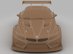 bmw z4 gt3 2010 Modelo 3D