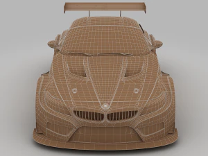 bmw z4 gt3 2010 3D Model