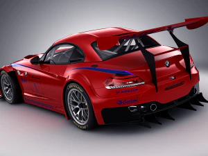 bmw z4 gt3 2010 3D Model